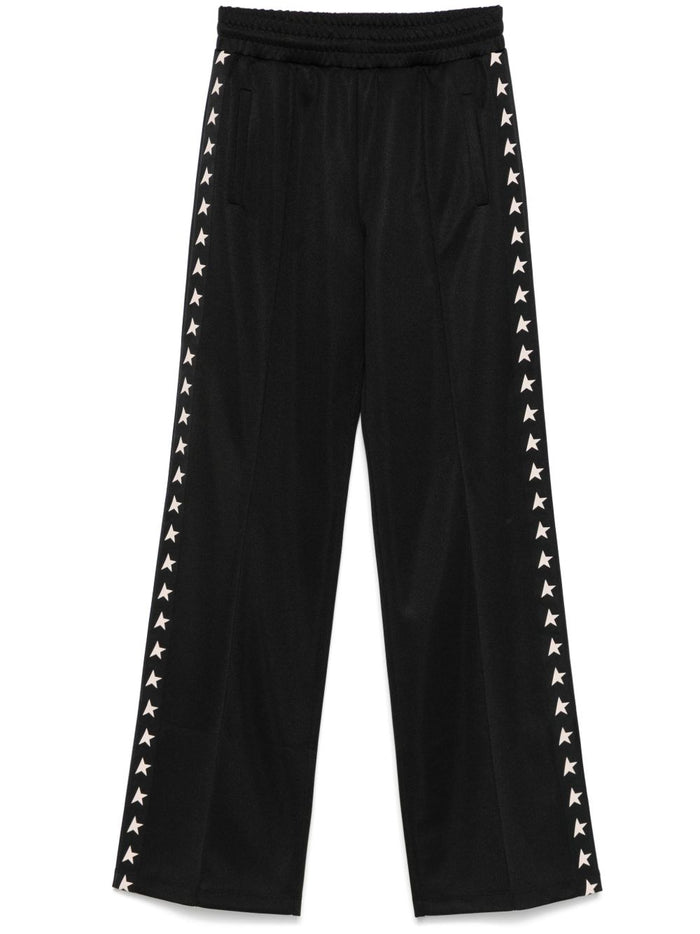 Golden Goose Women's Black Pants With Stars 5