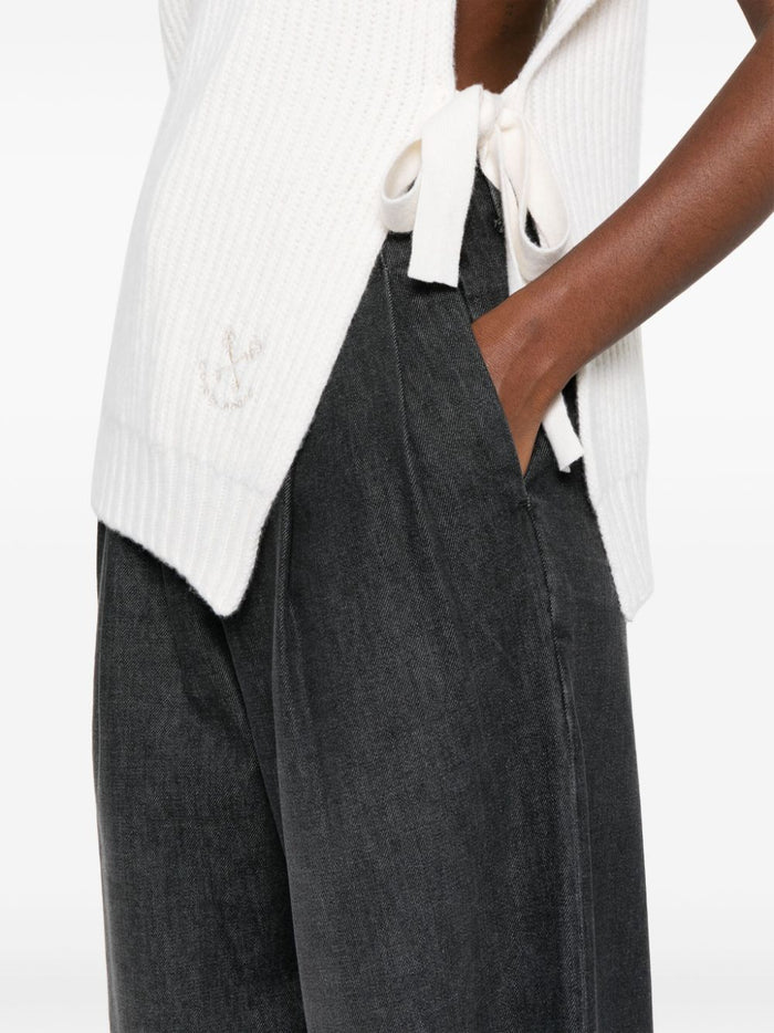 Golden Goose Jeans Black Women Wide Leg 4