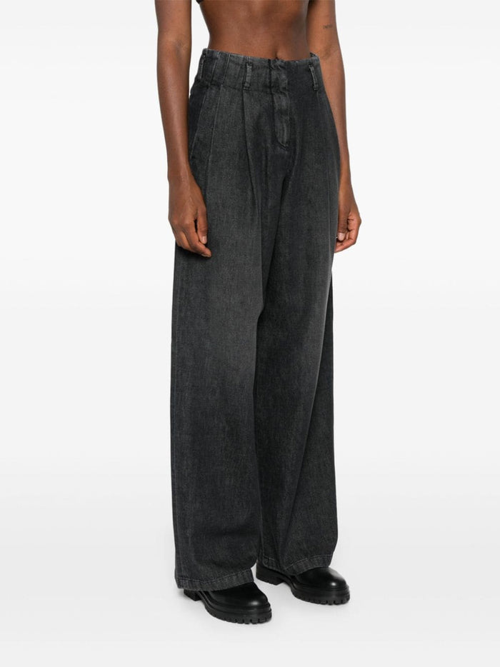 Golden Goose Jeans Black Women Wide Leg 2