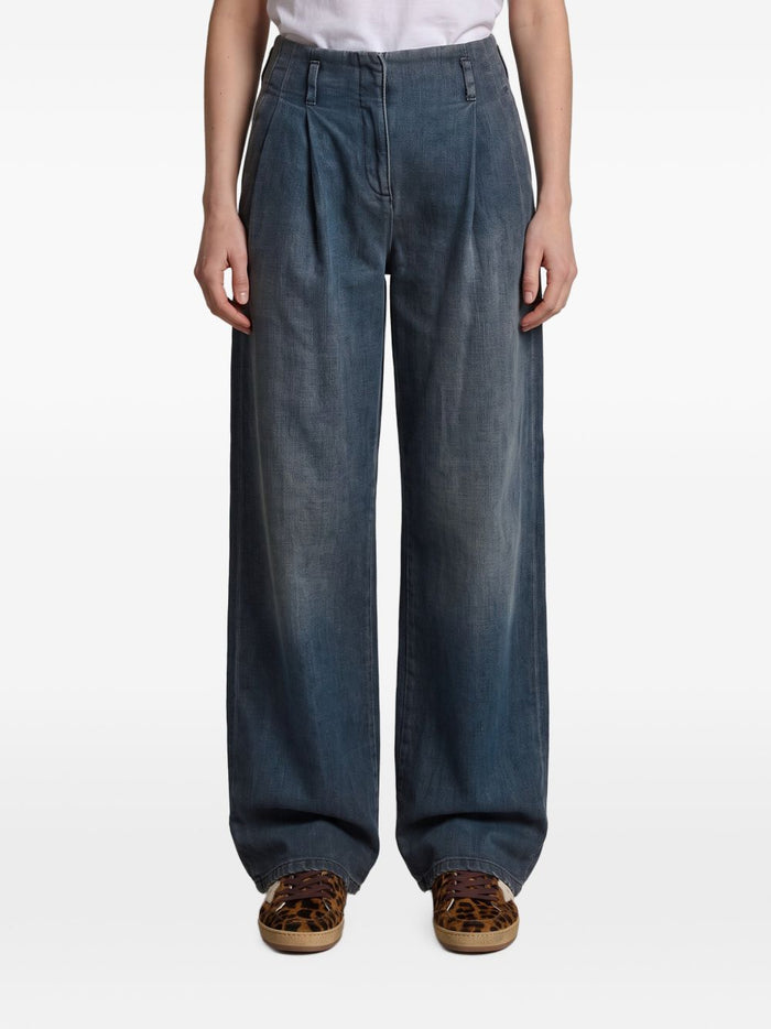 Golden Goose Pantalone Blu Donna 1