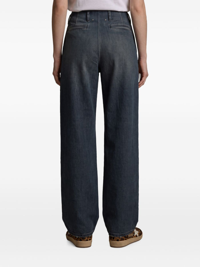 Golden Goose Pantalone Blu Donna 2