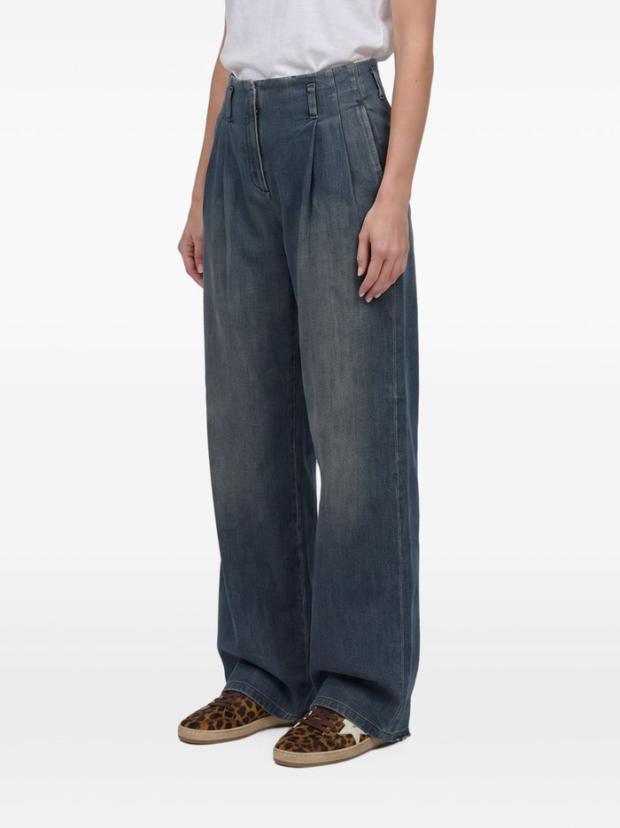Golden Goose Pantalone Blu Donna 3