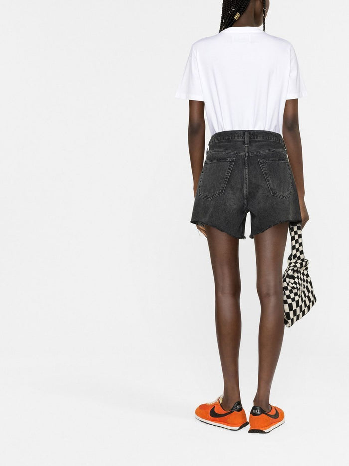 Golden Goose T-Shirt Bianco Donna Stella Glitter 2