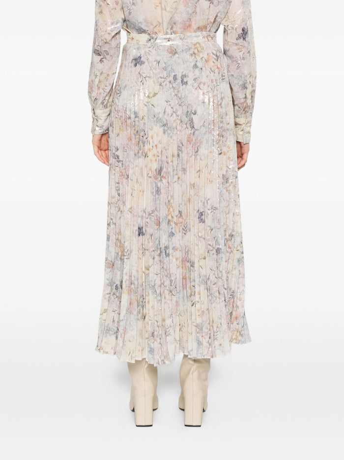 Golden Goose Gonna Bianco Donna Plissettata 3