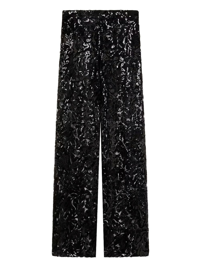Golden Goose Women's Black Sequin Trousers 2