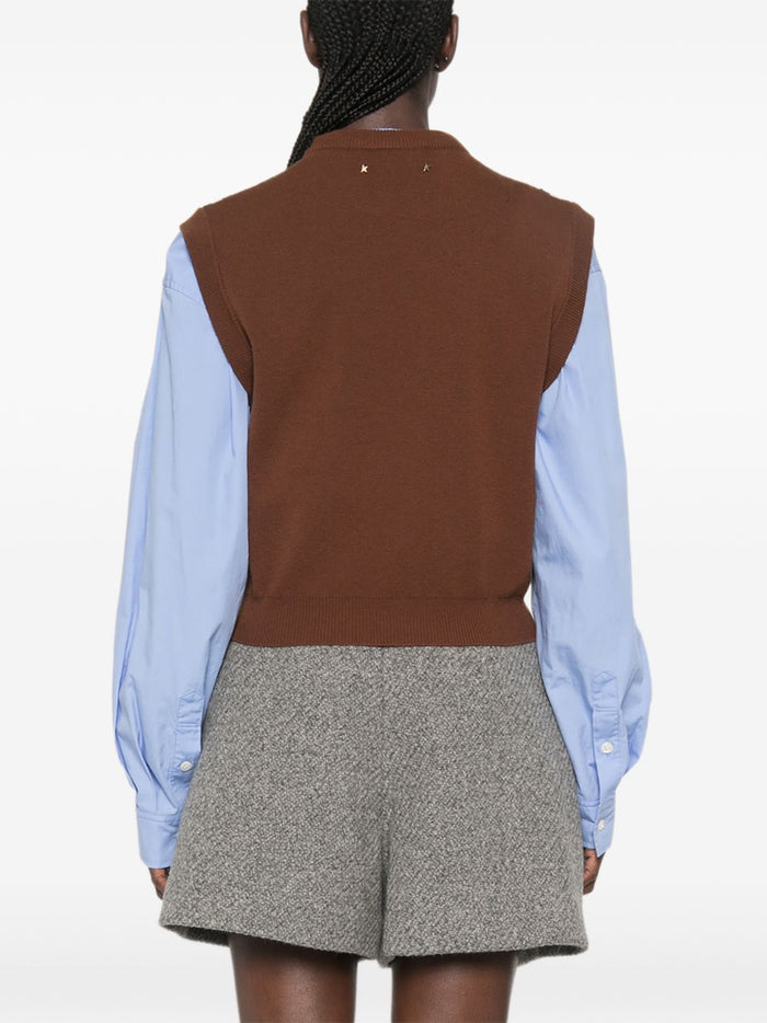 Golden Goose Gilet Arancione Donna 5