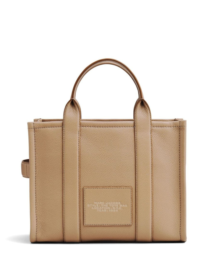 Marc Jacobs Borsa Marrone Donna The Leather Medium Tote Bag 4