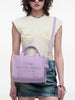 Marc Jacobs Borsa Viola Donna The Leather Small Tote Bag 1