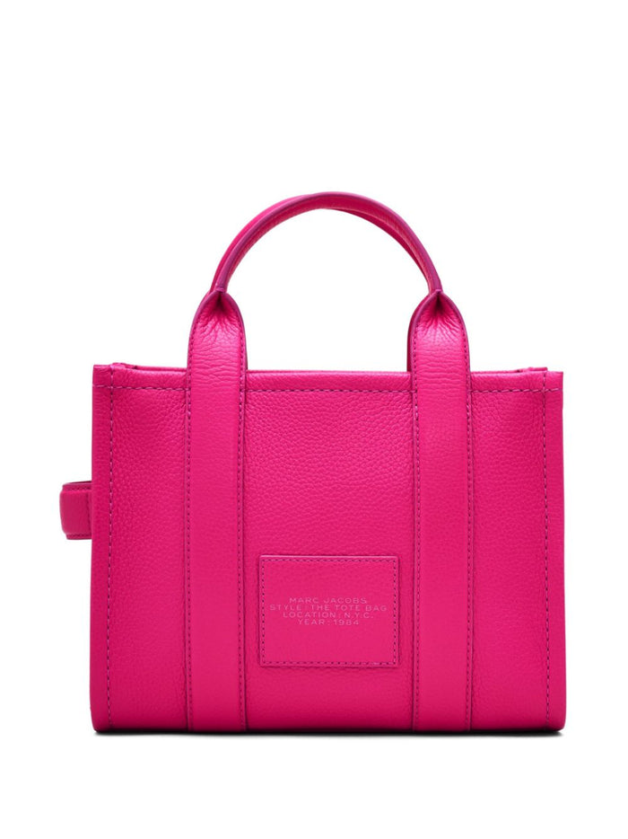 Marc Jacobs Borsa Rosa Donna The Leather Small Tote Bag 4