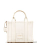 Marc Jacobs Borsa Bianco Donna The Leather Mini Tote Bag 4