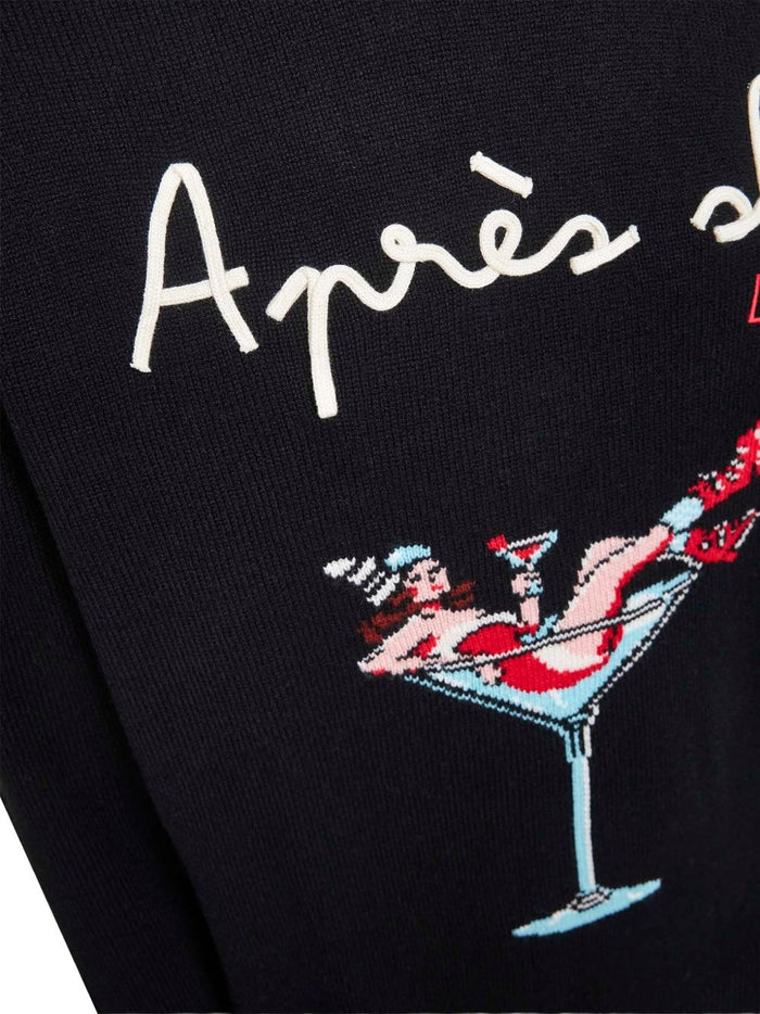 Mc2 Saint Barth Maglia Nero Uomo Après Ski Lover 3