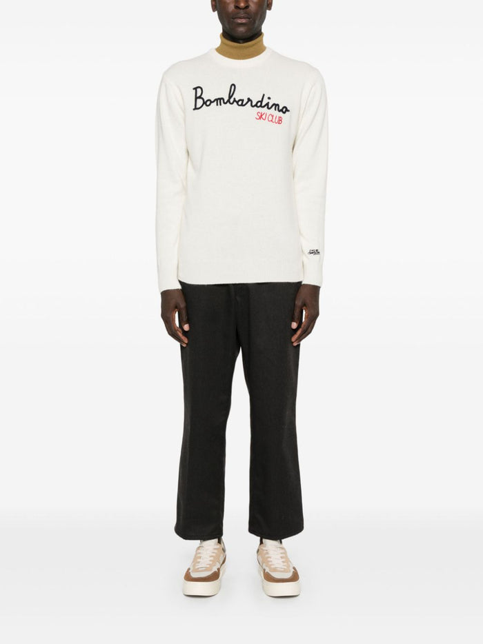 Mc2 Saint Barth White Men's Bombardino Embroidery Shirt 1