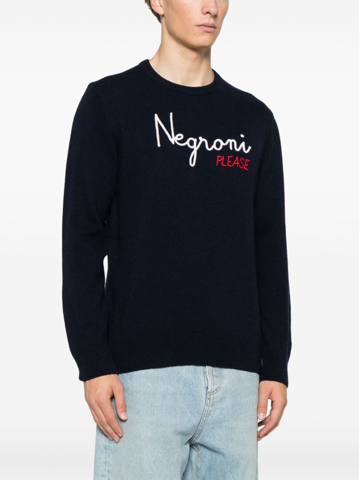 Mc2 Saint Barth Herren Hemd „Negroni Please“ in blau 2