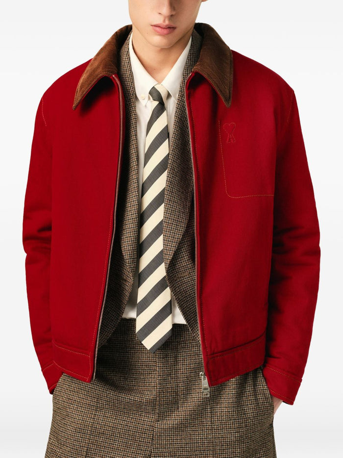 Ami Paris Giubbotto Rosso Uomo 2