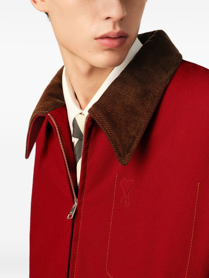 Ami Paris Giubbotto Rosso Uomo 3