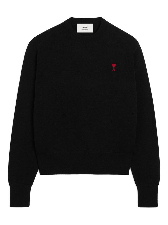 Ami Paris Felpa Nero Uomo 1