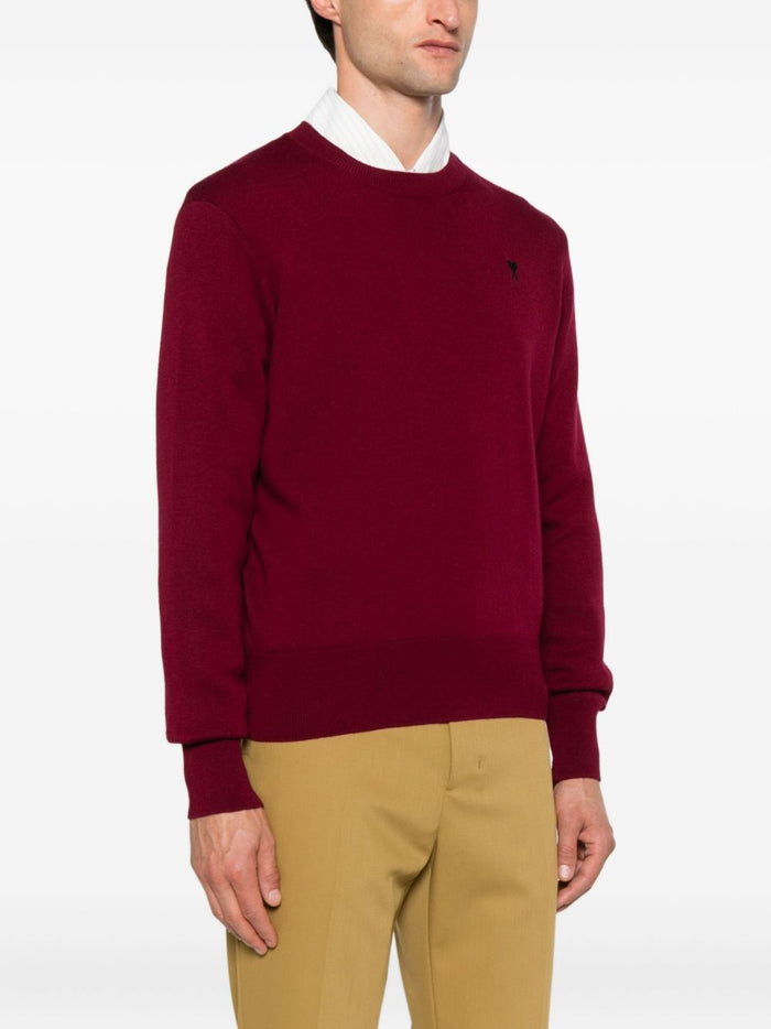 Ami Paris Cuore Uomo Maglia Rosso 1