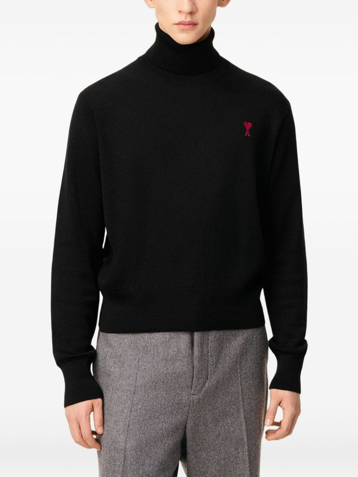 Ami Paris Maglia Nero Uomo 2