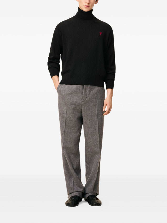 Ami Paris Maglia Nero Uomo 4