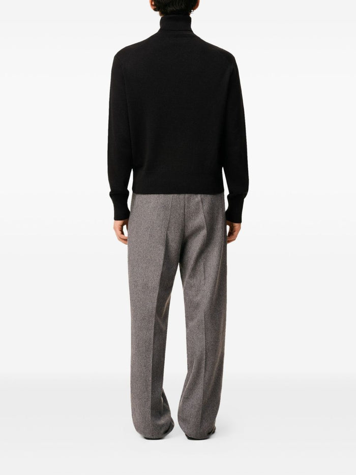 Ami Paris Men's Turtleneck Sweater Black 4