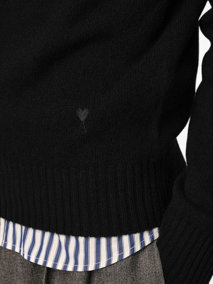 Ami Paris Maglia Nero Uomo 3
