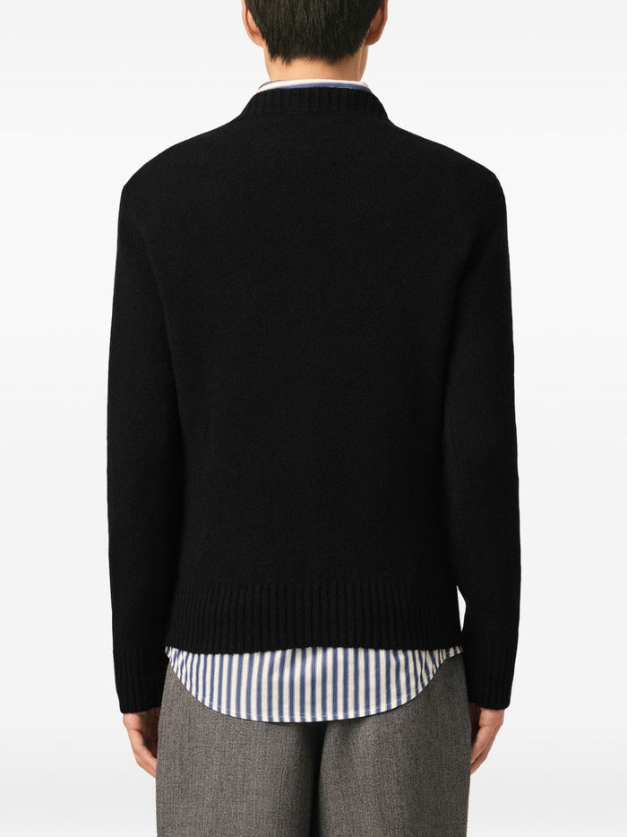 Ami Paris Maglia Nero Uomo 4