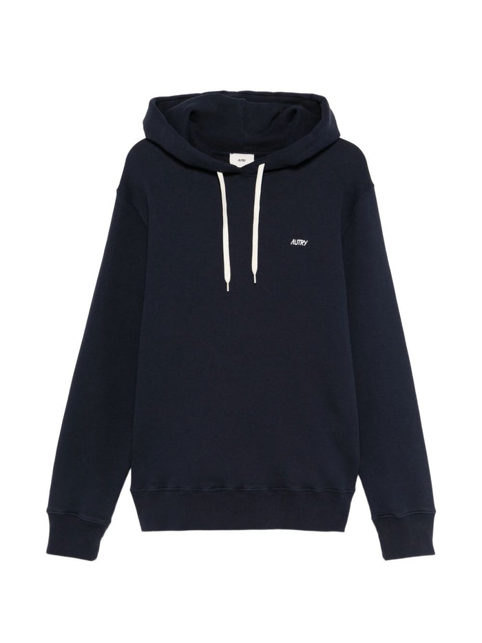 Autry Felpa Blu Uomo Cappuccio 1