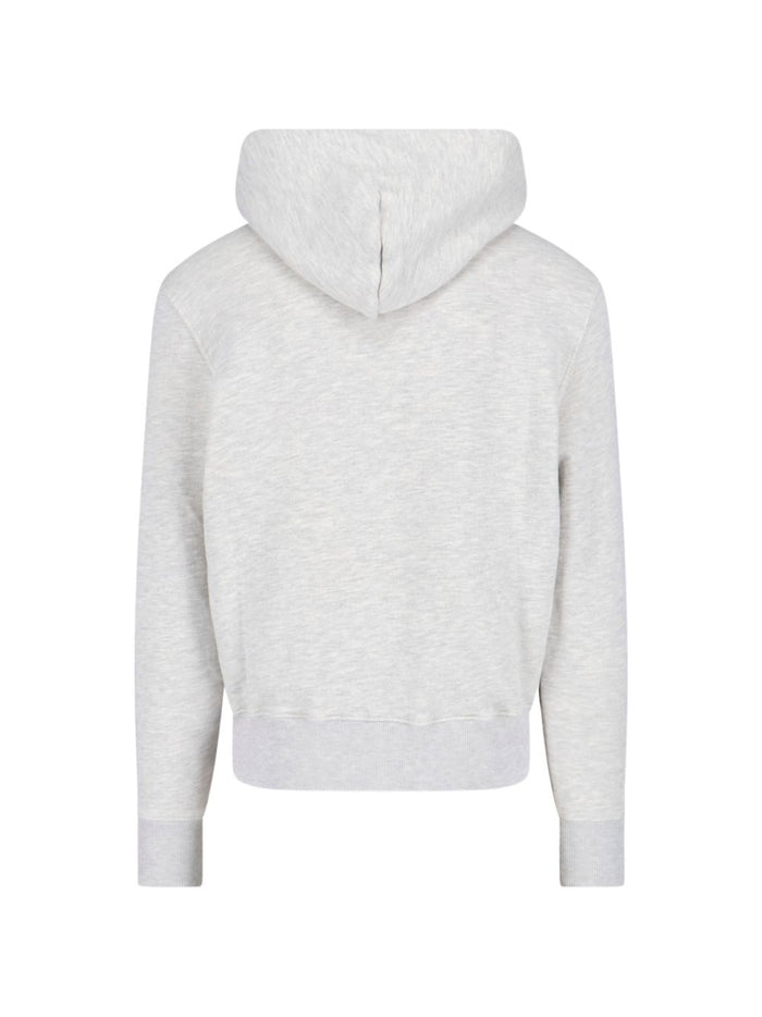 Autry Felpa Grigio Uomo Logo 2