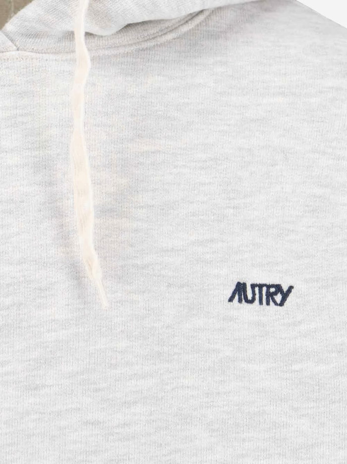 Autry Felpa Grigio Uomo Logo 3
