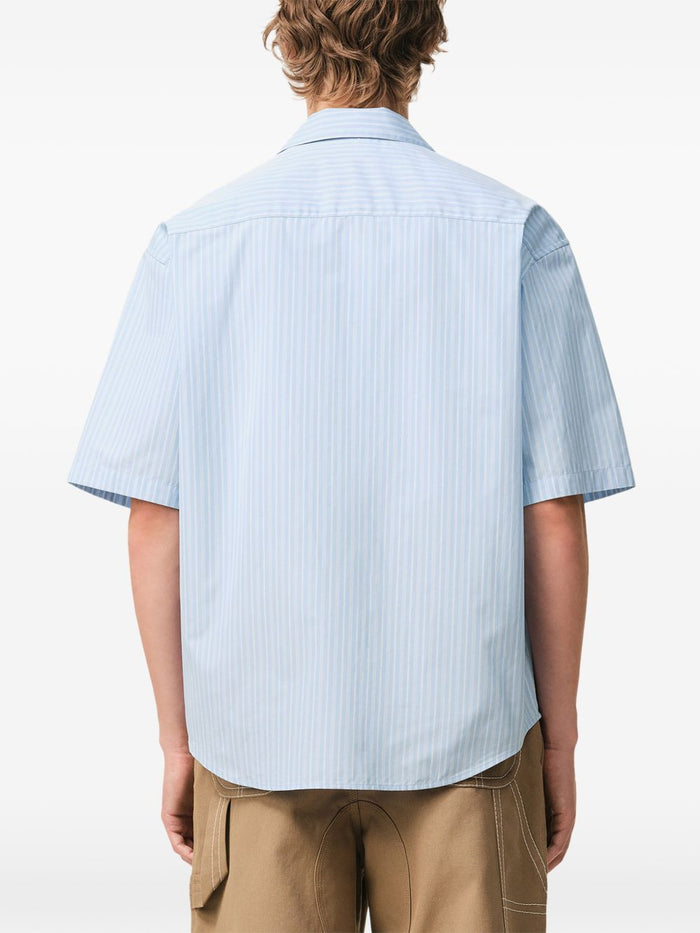 Ami Paris Camicia Maniche Corte Uomo Blu 3