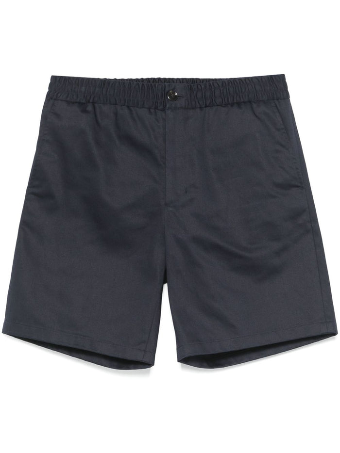 Ami Paris Men's Shorts Blue Chino 5