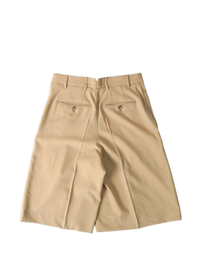 Ami Paris Men's Flared Bermuda Shorts Beige 2