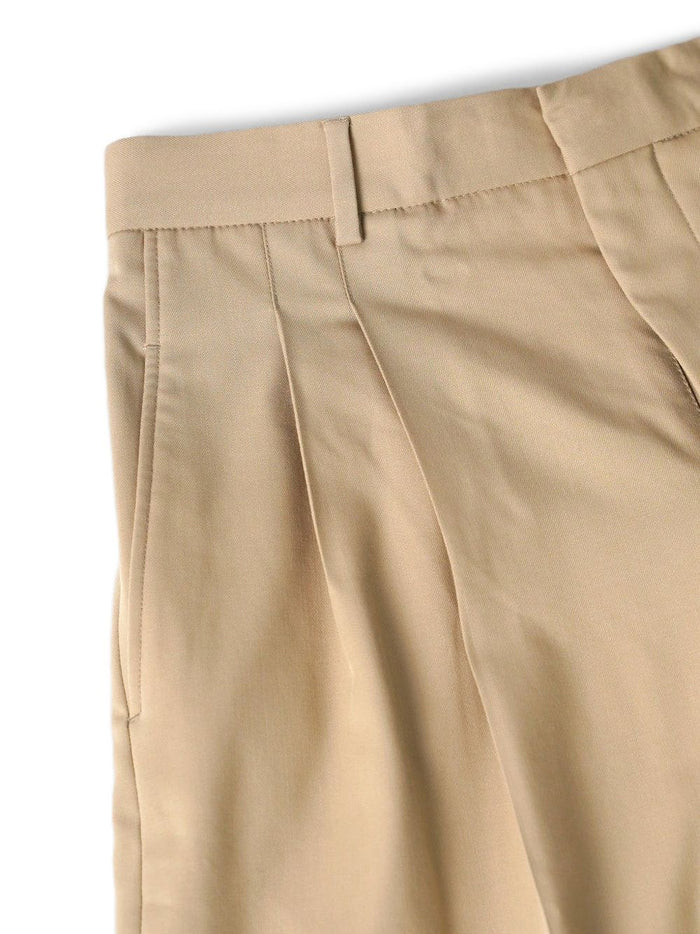 Ami Paris Men's Flared Bermuda Shorts Beige 3