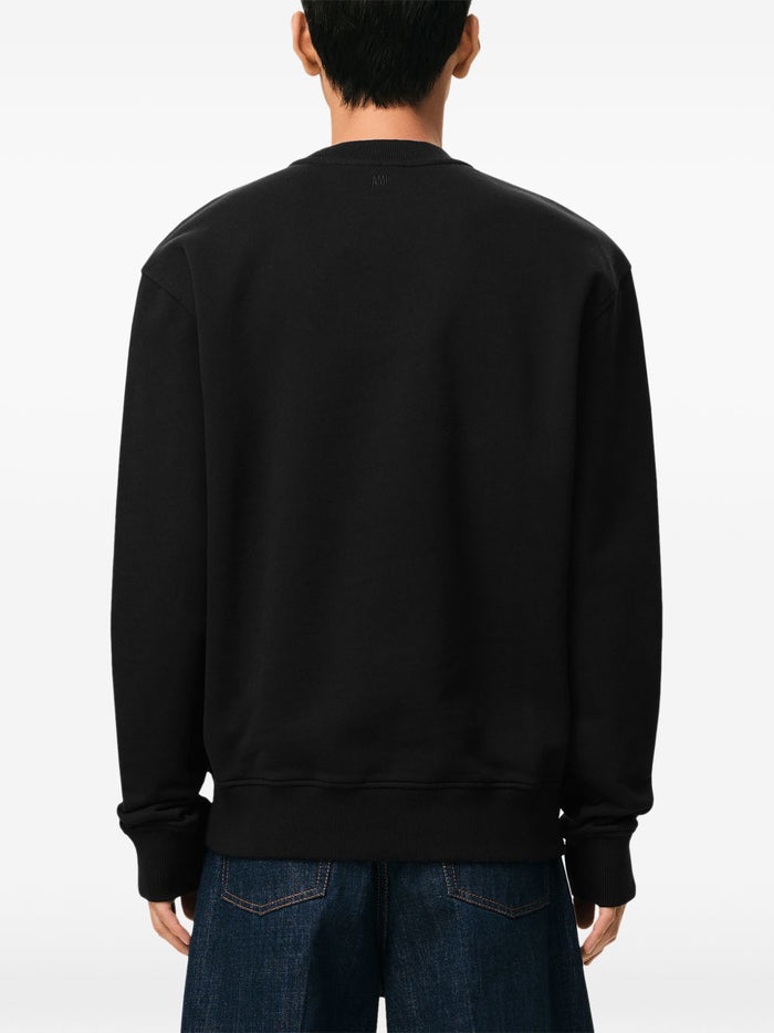 Ami Paris Felpa Micro Cuore Uomo Nero 3