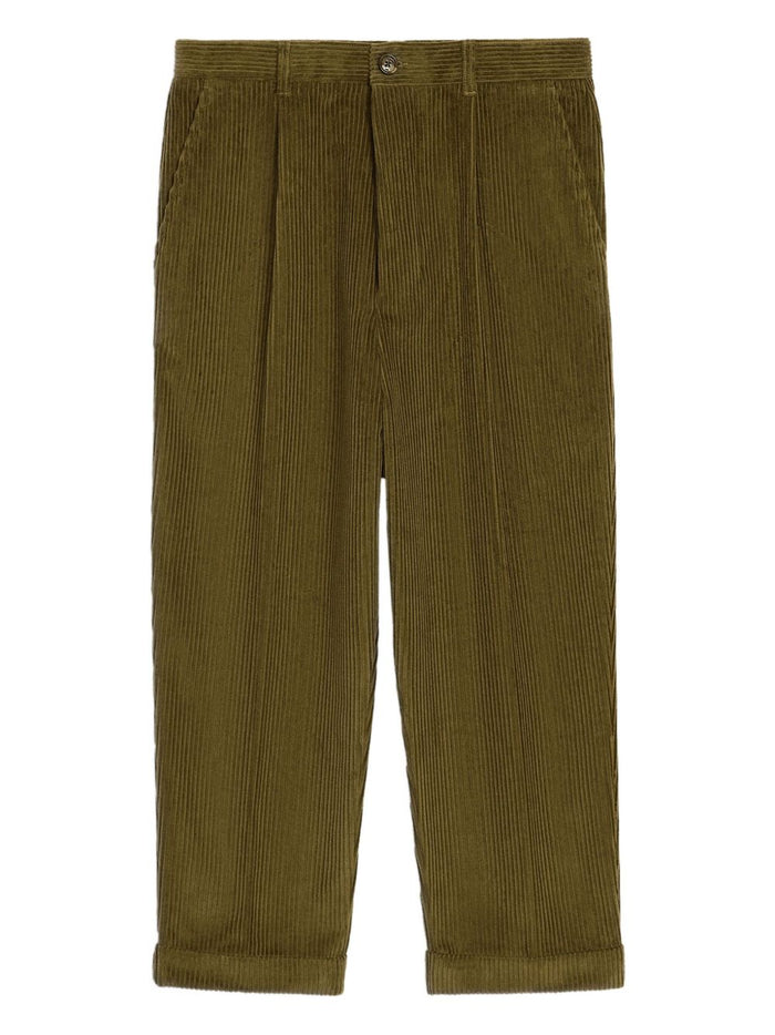 Ami Paris Pantalone Uomo Velluto Millerighe Bronzo 6