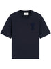 Ami Paris T-shirt Blu Uomo 1