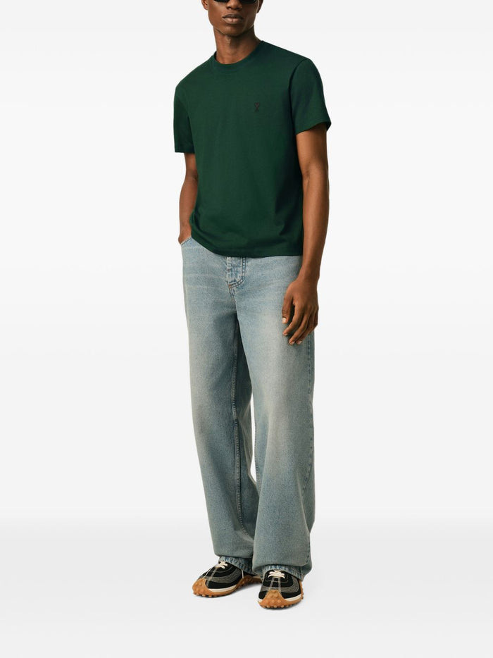 Ami Paris T Shirt Nero Uomo 2