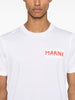 Marni T-shirt Bianco Uomo Patch Logo 4