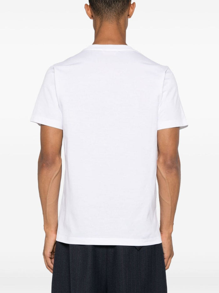 Marni T-shirt Bianco Uomo Patch Logo 3