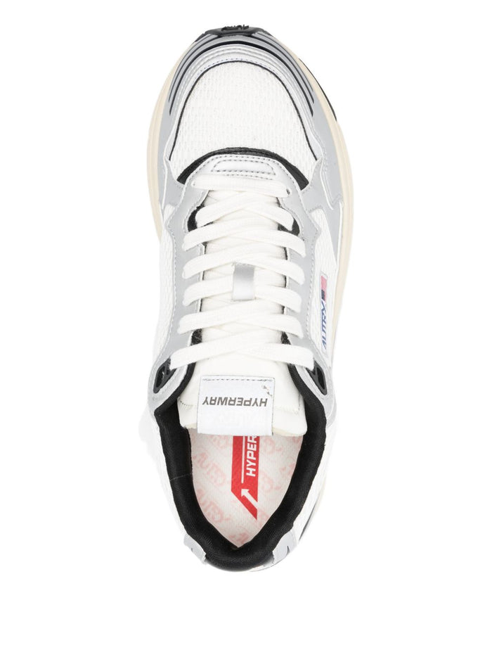 Autry Hyperway Uomo Sneakers Bianco/Argento 2