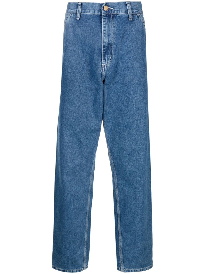 Carhartt Wip Simple Uomo Jeans Blu Chiaro 5