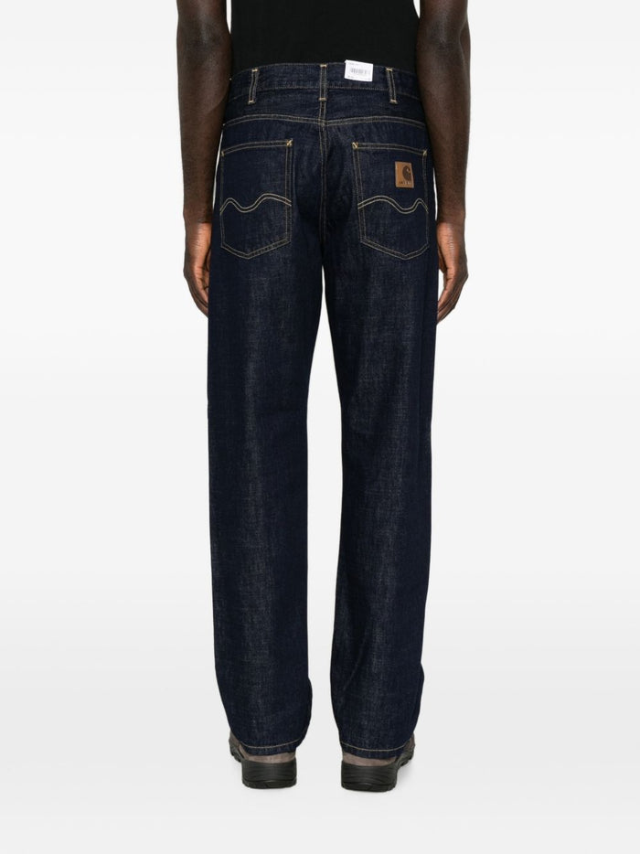 Carhartt Wip Pantalone Blu Uomo 5