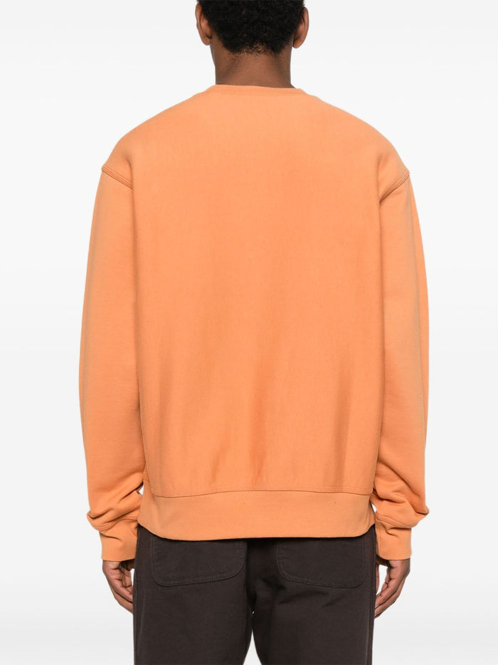 Carhartt WIP American Script Herren Sweatshirt Orange 3