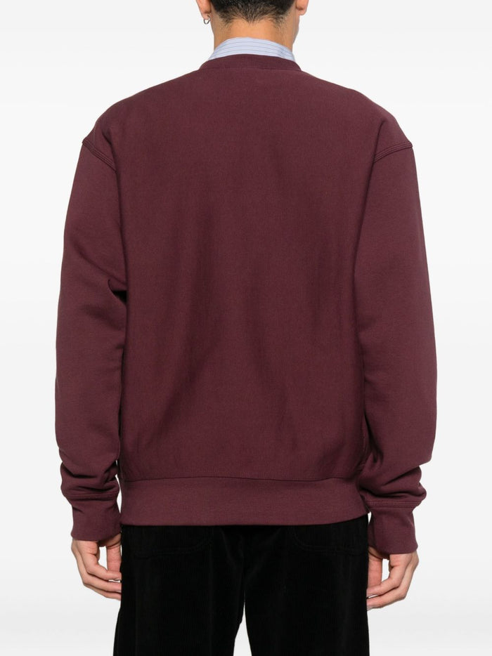 Carhartt Wip Herren-Sweatshirt „American Script“, rot 3