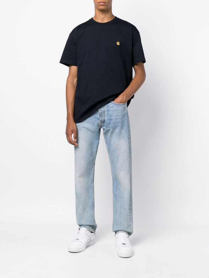 Carhartt Wip Chase Men's T-shirt Blue 2