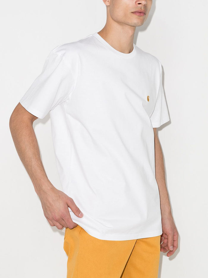 Carhartt WIP Chase Uomo T-shirt Bianco 1