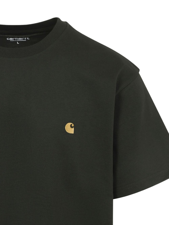 Carhartt Wip Herren T-Shirt Logo C in grün 2