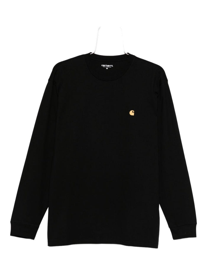 Carhartt Wip Pocket L/S Uomo T-shirt Nera 1