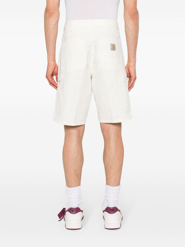 Carhartt Wip Men's Bermuda White Single Knee 3