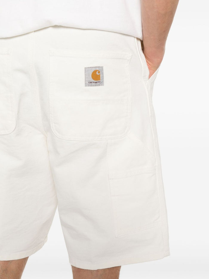 Carhartt Wip Men's Bermuda White Single Knee 4